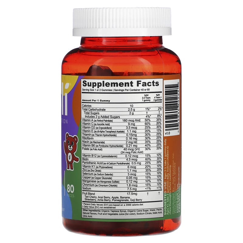 Goli Nutrition, Complete Kids Multi, 80 Pieces 55840402545