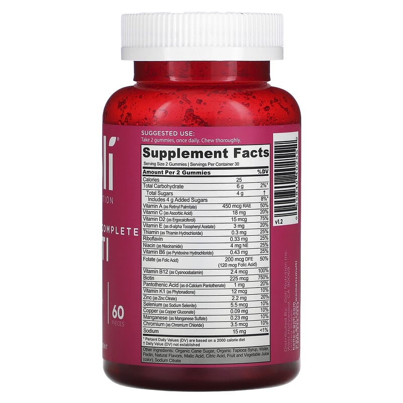 Goli Nutrition, Women's Complete Multi Gummies, 60 Pieces 55840402552