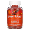 Gummiology Adult Gummies Vitamin D3 Gummies No Gelatin Peach & Sour Cherry Flavors 100 Vegetarian Gummies 898220014774