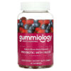 Gummiology Probiotic with Inulin Gummies Mixed Berry 90 Vegetarian Gummies 898220020874