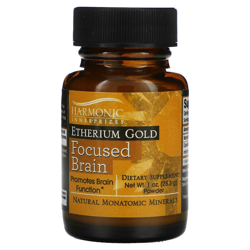 Harmonic Innerprizes Etherium Gold Focused Brain 1 oz (28.3 g) 640627010015