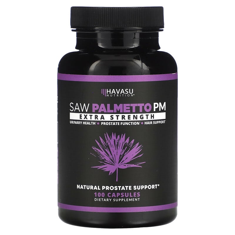 Havasu Nutrition Saw Palmetto PM Extra Strength 100 Capsules 850008464010
