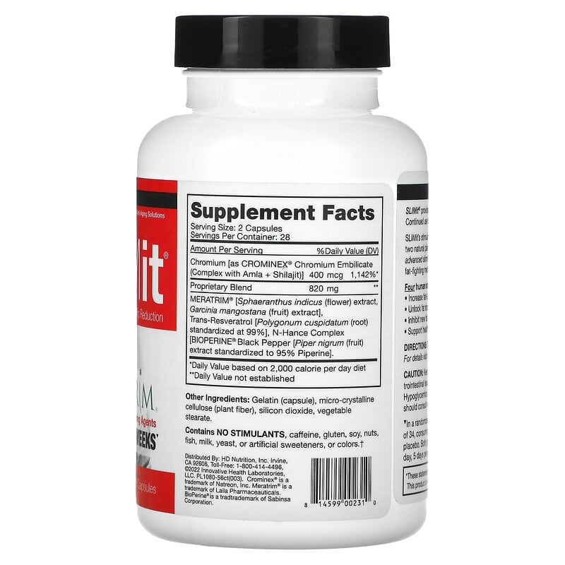 Health Direct, SLIMit, 56 Capsules 814599002310