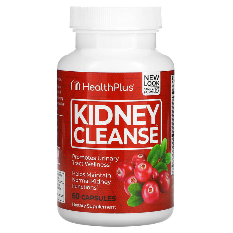 Health Plus Inc. Kidney Cleanse 60 Capsules 83502550020