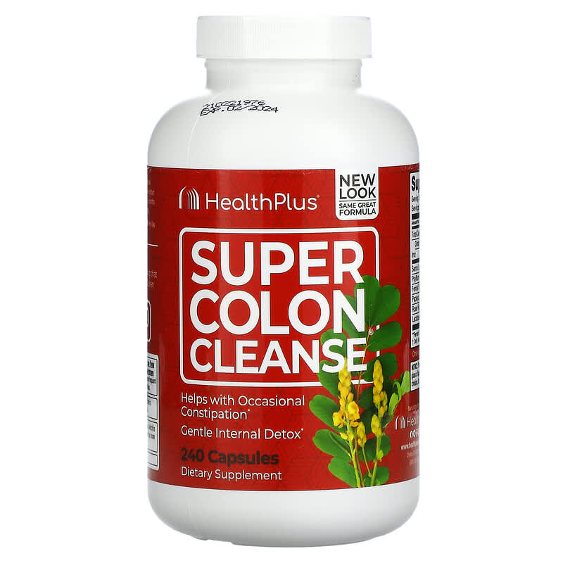 Health Plus Inc. Super Colon Cleanse 240 Capsules 83502087656