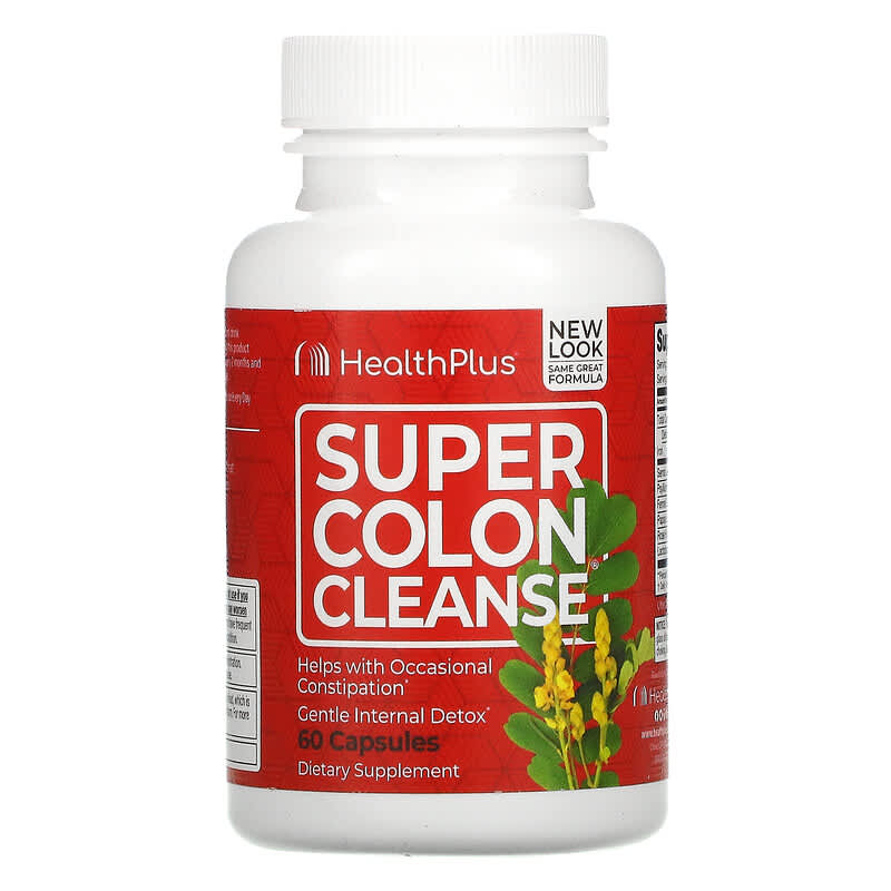 Health Plus Inc., Super Colon Cleanse, 60 Capsules 83502087625