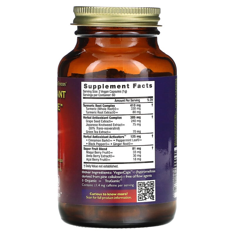 HealthForce Superfoods, Antioxidant Extreme, Version 9.1, 120 VeganCaps 650786000031