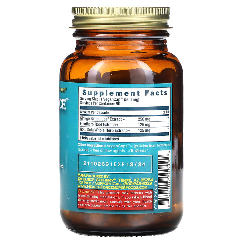 HealthForce Superfoods, CircuForce, 90 Vegan Caps 650786000499