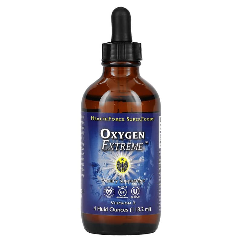 HealthForce Superfoods Oxygen Extreme 4 fl oz (118.2 ml) 650786000086