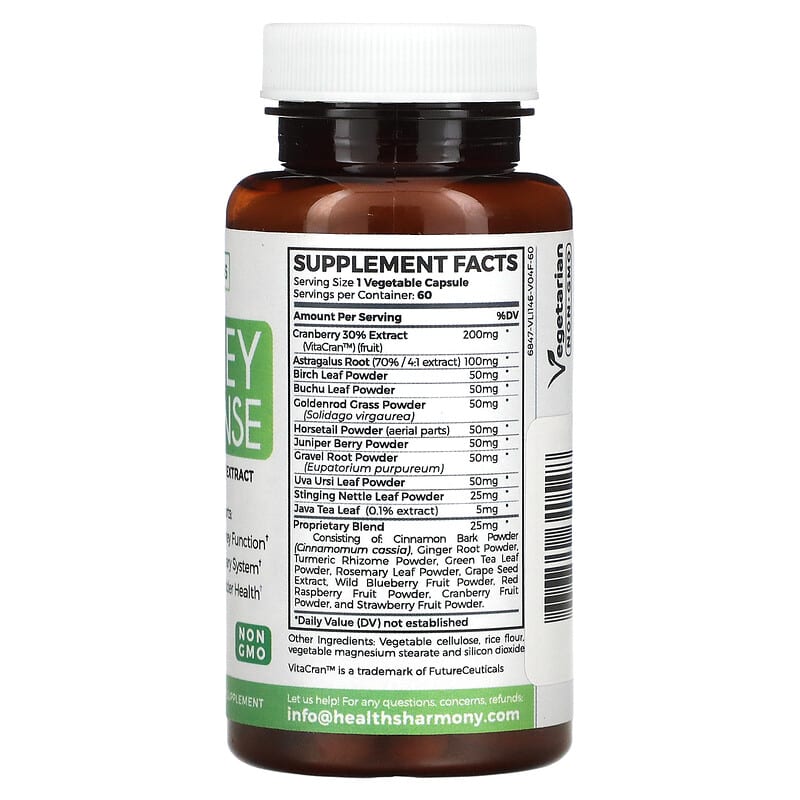 Healths Harmony, Kidney Cleanse, 60 Capsules 636790640548