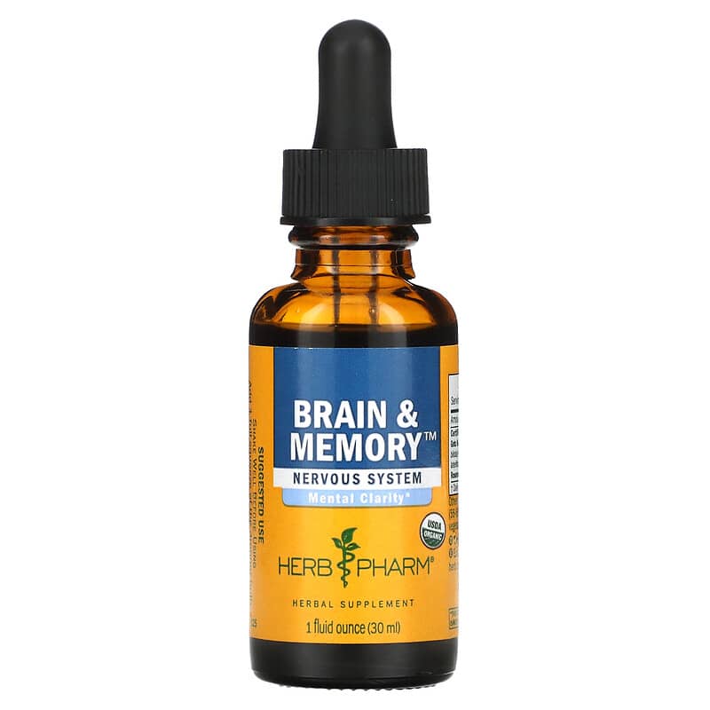 Herb Pharm Brain & Memory Nervous System 1 fl oz (30 ml) 90900000194