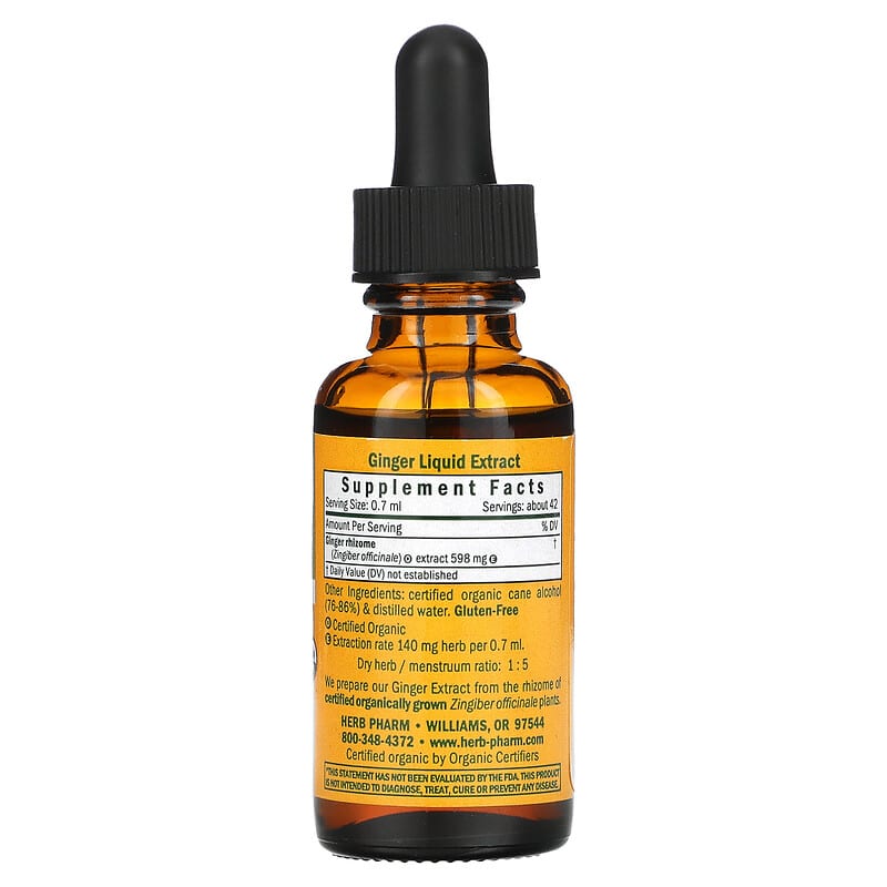 Herb Pharm, Ginger, 1 fl oz (30 ml) 90700000608