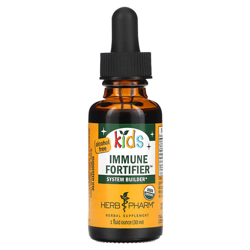 Herb Pharm Kid's Immune Fortifier System Builder Alcohol Free 1 fl oz (30 ml) 90700030834
