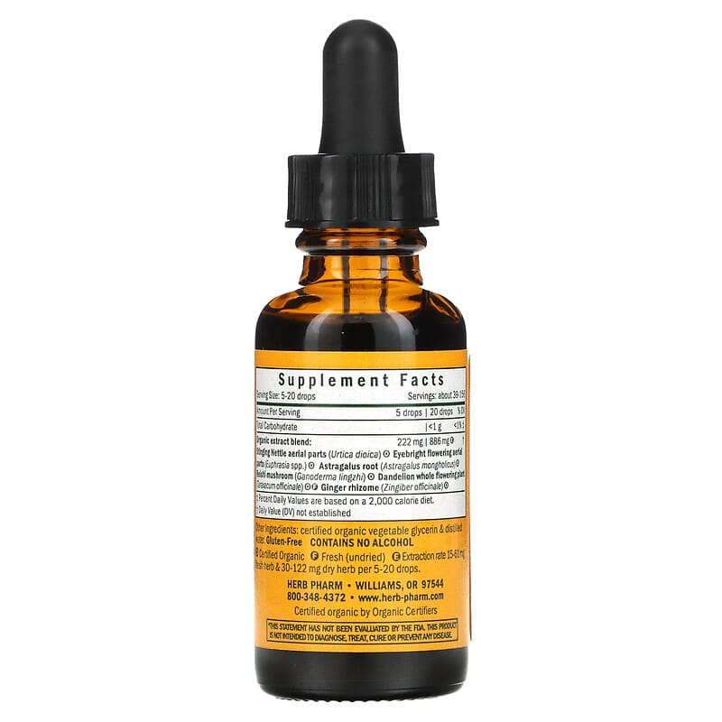 Herb Pharm, Kid's Sinus Samurai, Alcohol Free, 1 fl oz (30 ml) 90700030636