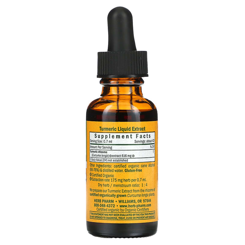Herb Pharm, Turmeric, 1 fl oz (30 ml) 90800000362