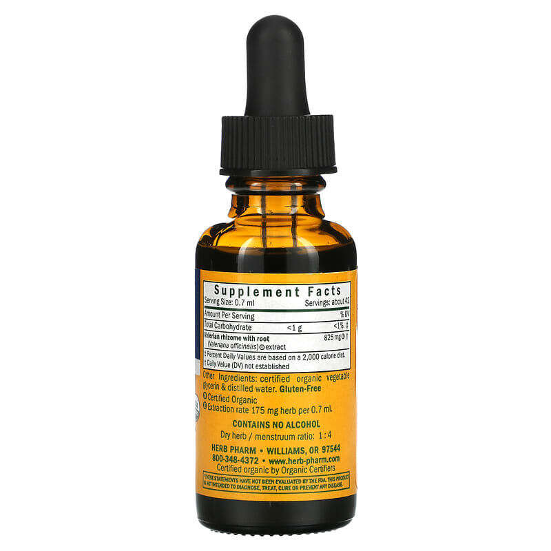 Herb Pharm, Valerian, Alcohol-Free, 1 fl oz (30 ml) 90900000699