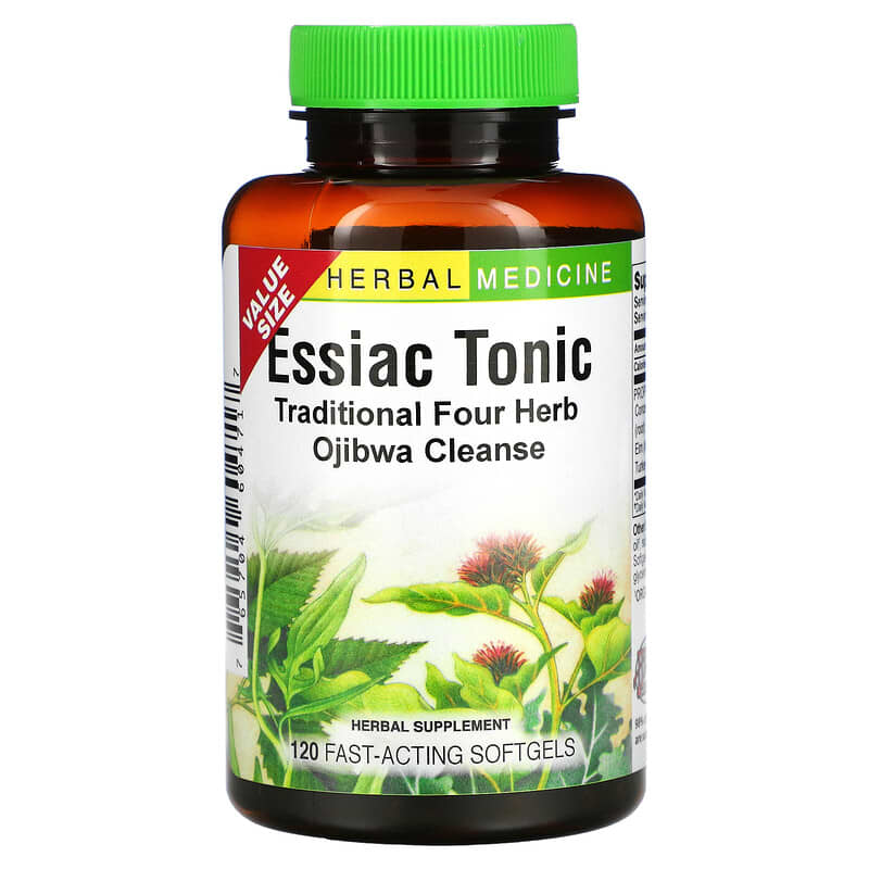 Herbs Etc. Essiac Tonic 120 Fast-Acting Softgels 765704604717