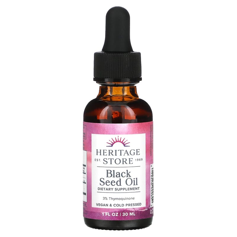 Heritage Store Black Seed Oil 1 fl oz (30 ml) 76970449699
