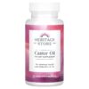 Heritage Store Castor Oil 60 Vegetarian Capsules 76970301508