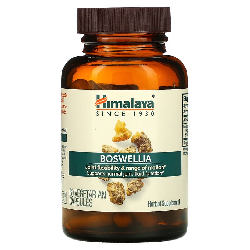 Himalaya, Boswellia, 60 Vegetarian Capsules 605069416016