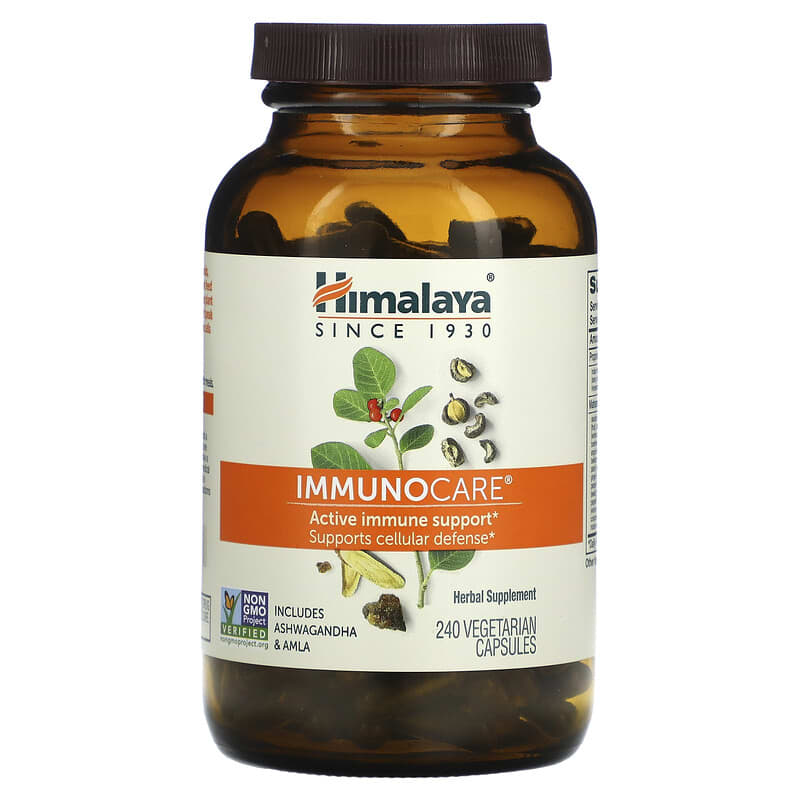 Himalaya, ImmunoCare, 240 Vegetarian Capsules 605069008112