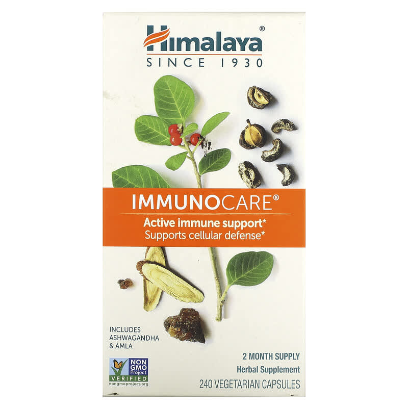 Himalaya ImmunoCare 240 Vegetarian Capsules 605069008112