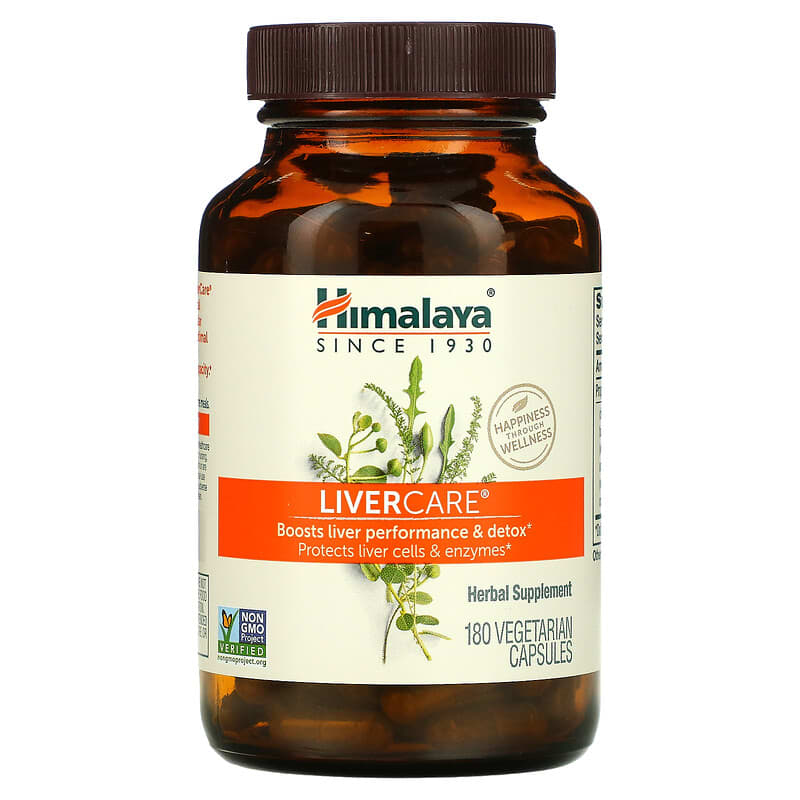 Himalaya, Liver Care, 180 Vegetarian Capsules 605069005111