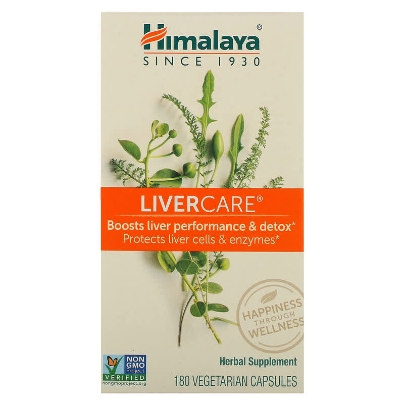 Himalaya Liver Care 180 Vegetarian Capsules 605069005111