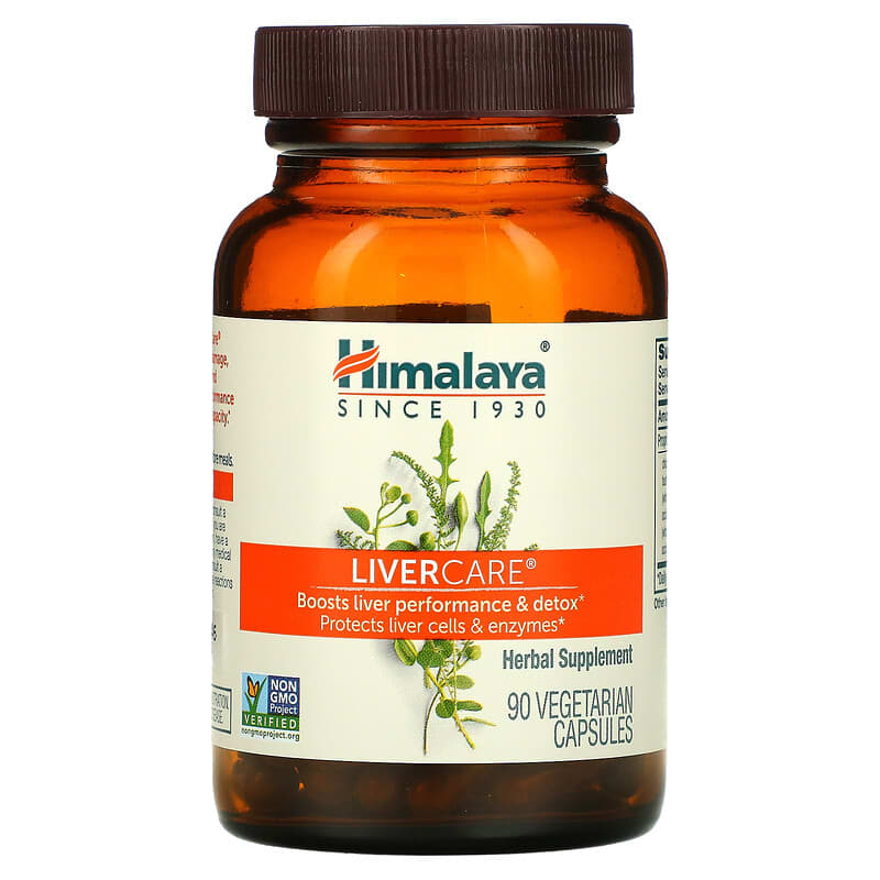 Himalaya, LiverCare, 90 Vegetarian Capsules 605069005012