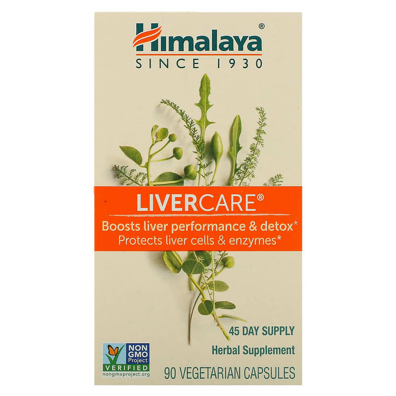 Himalaya LiverCare 90 Vegetarian Capsules 605069005012