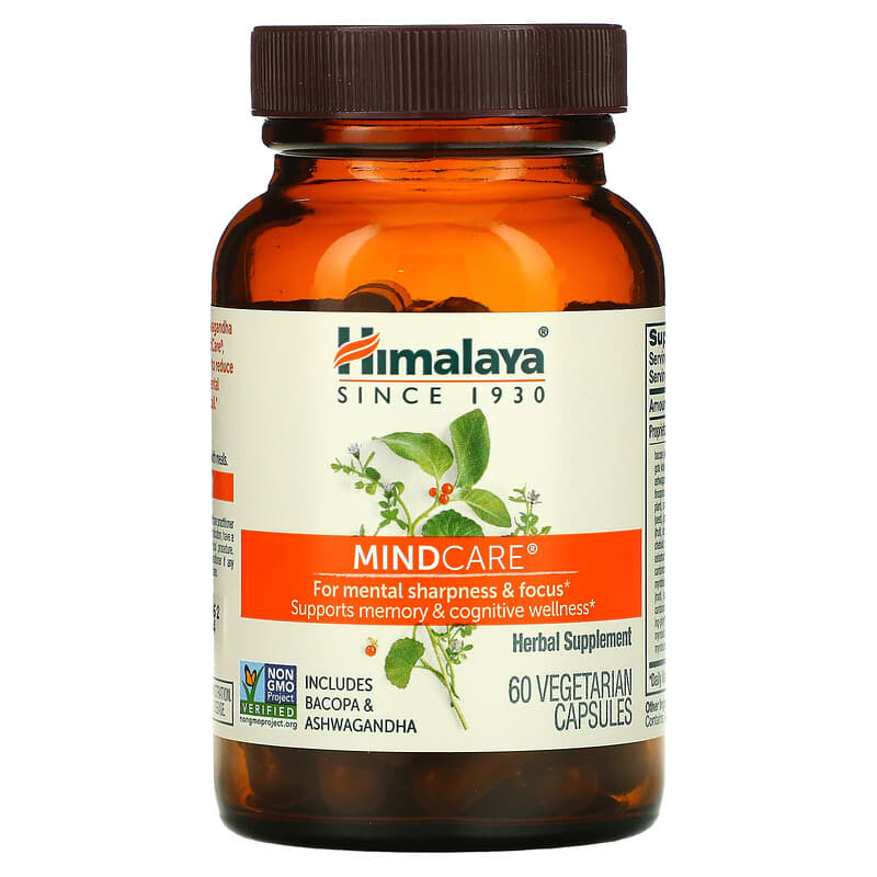 Himalaya, MindCare, 60 Vegetarian Capsules 605069006019