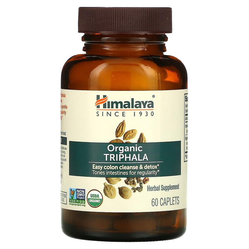 Himalaya, Organic Triphala, 60 Caplets 605069404013