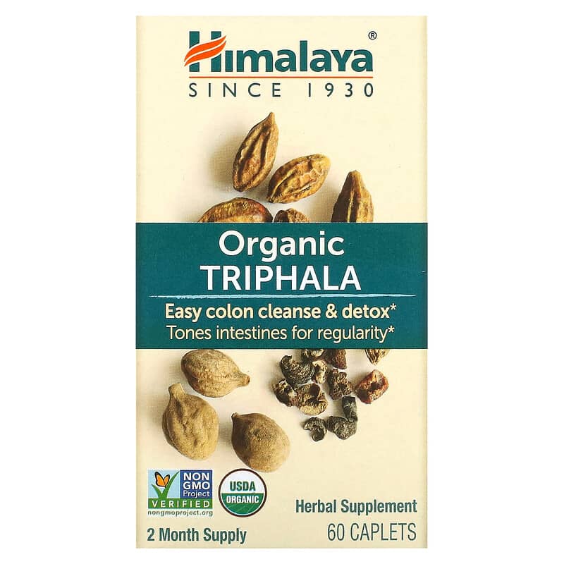 Himalaya Organic Triphala 60 Caplets 605069404013