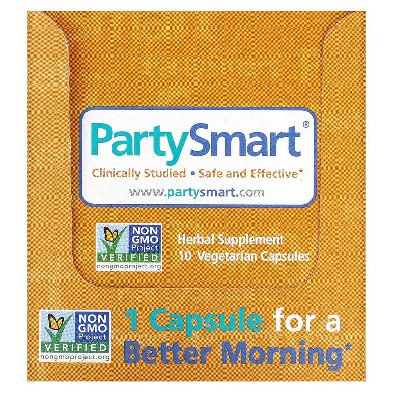 Himalaya PartySmart 10 Packets 1 Vegetarian Capsule Each 605069005814