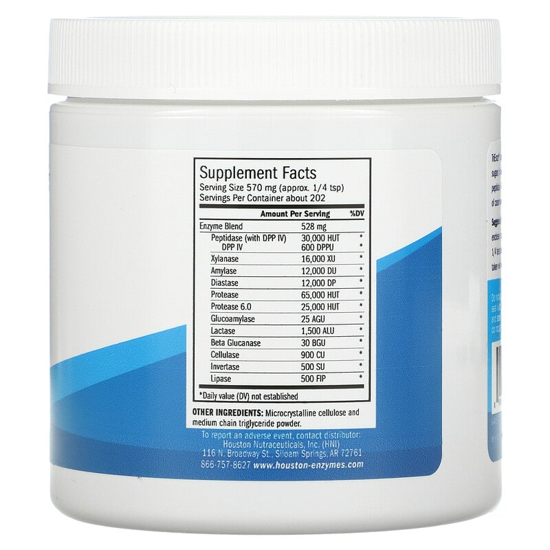 Houston Enzymes, TriEnza Powder, 115 g 898631000328