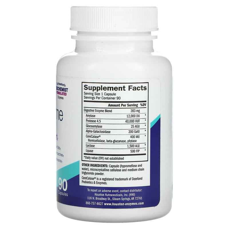 Houston Enzymes, Zyme Prime, 90 Capsules 898631000021