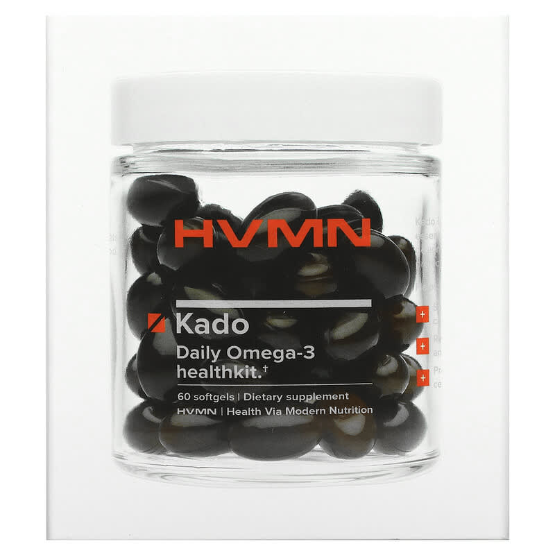 HVMN Kado Daily Omega-3 Healthkit 60 Softgels 850632006259