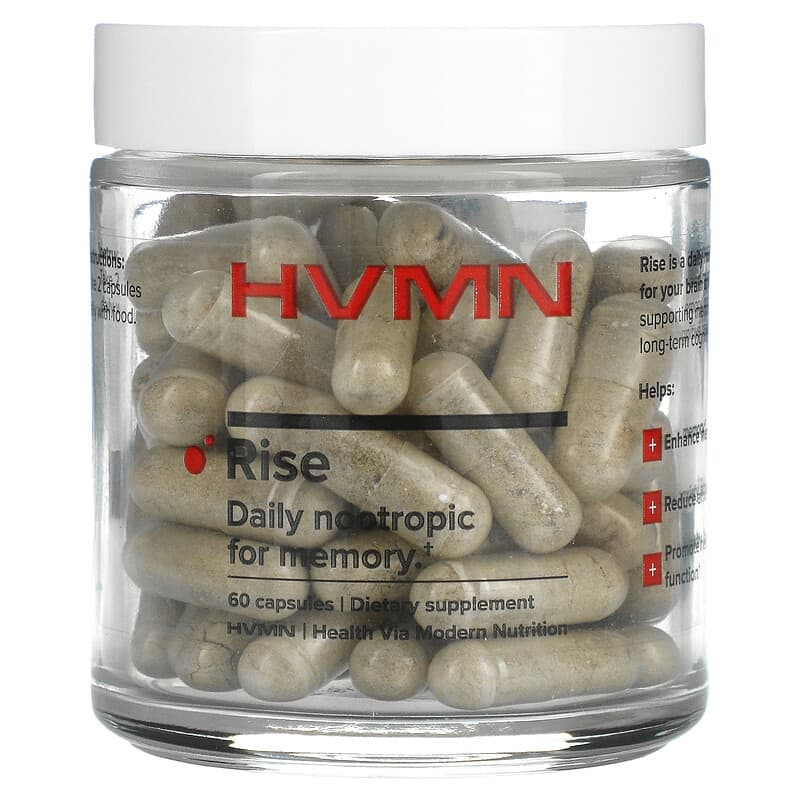 HVMN, Rise, 60 Capsules 850632006266