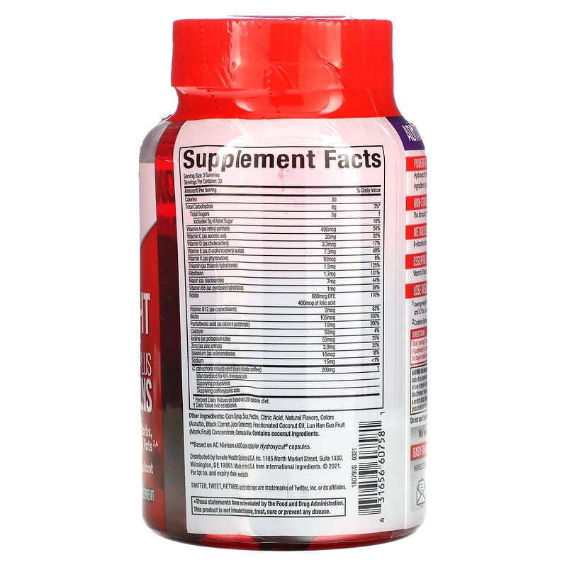 Hydroxycut, Gummies, Mixed Fruit, 90 Gummies 631656607581