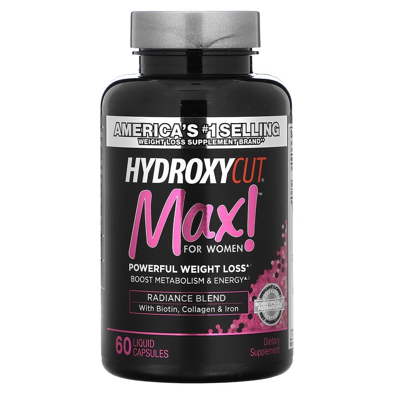 Hydroxycut, Max! For Women, 60 Liquid Capsules 631656602524