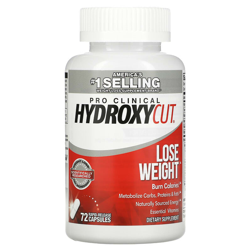 Hydroxycut, Pro Clinical Hydroxycut, Lose Weight, 72 Rapid-Release Capsules 631656608847
