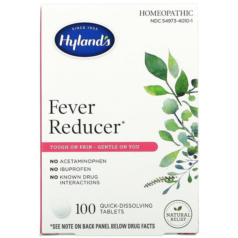 Hyland's Fever Reducer 100 Quick-Dissolving Tablets 354973401013