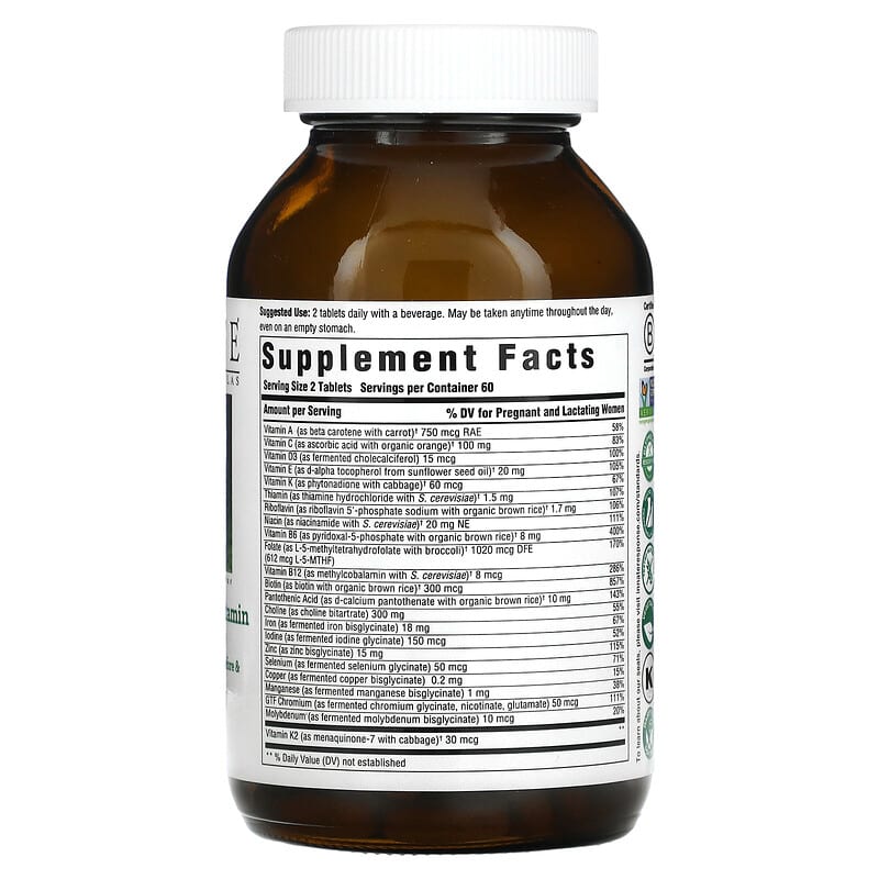 Innate Response Formulas, Baby & Me Multivitamin, 120 Tablets 51494401569