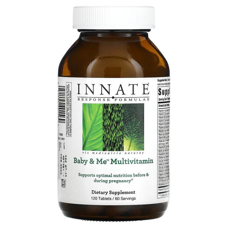 Innate Response Formulas Baby & Me Multivitamin 120 Tablets 51494401569