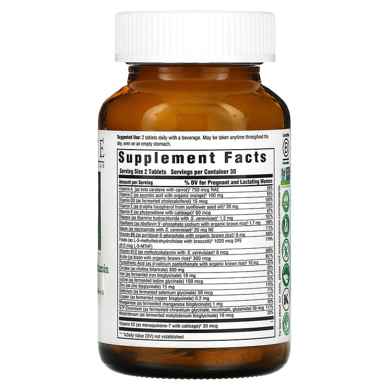 Innate Response Formulas, Baby & Me Multivitamin, 60 Tablets 51494401743