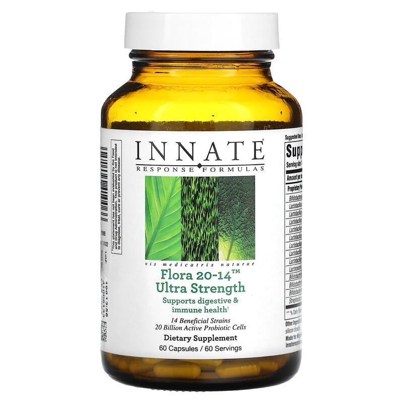 Innate Response Formulas Flora 20-14 Ultra Strength 60 Capsules 51494410066