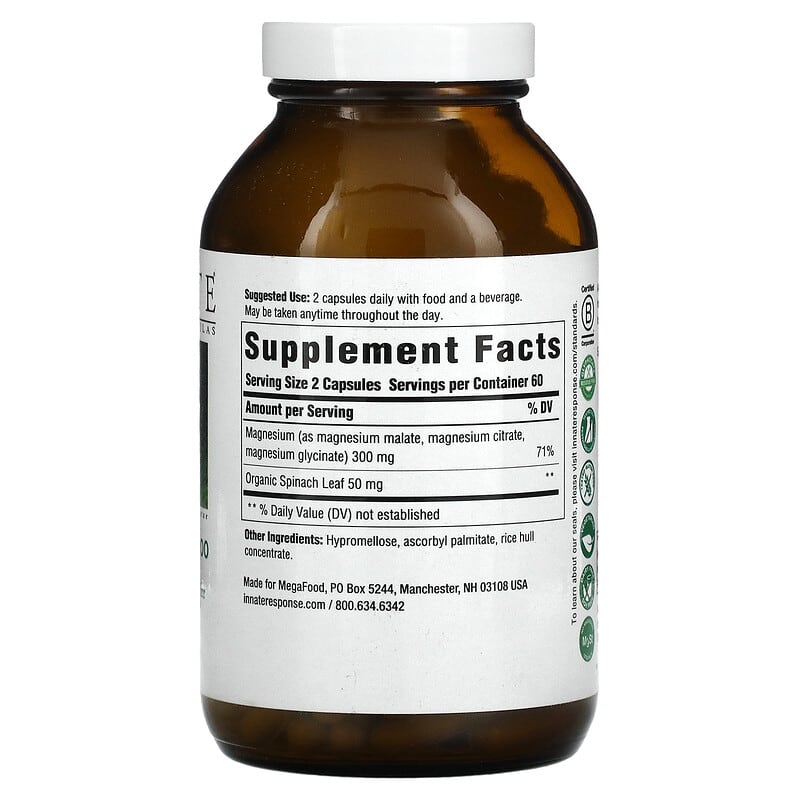 Innate Response Formulas, Magnesium 300, 120 Capsules 51494430033