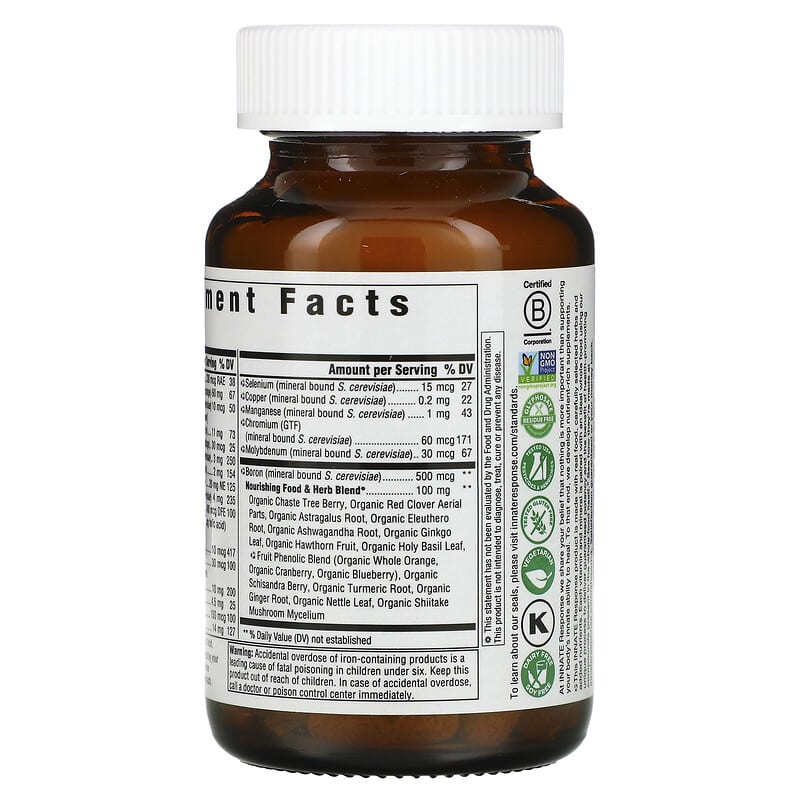 Innate Response Formulas, Women Over 40 One Daily, 60 Tablets 51494401248