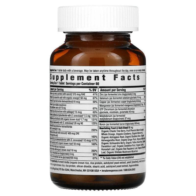 Innate Response Formulas, Women's One Daily, 60 Tablets 51494401941