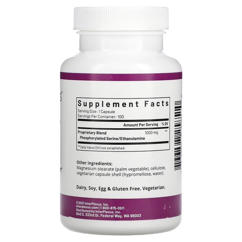 InterPlexus Inc., Seriphos, 100 Capsules 766897258510